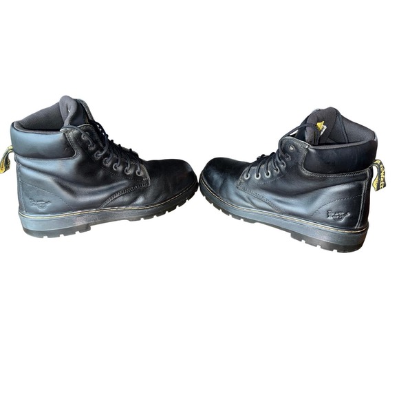 Dr. Martens ** RARE Industrial Steel Toe Work Boots Men's 13 US Black Safety - Picture 4 of 12